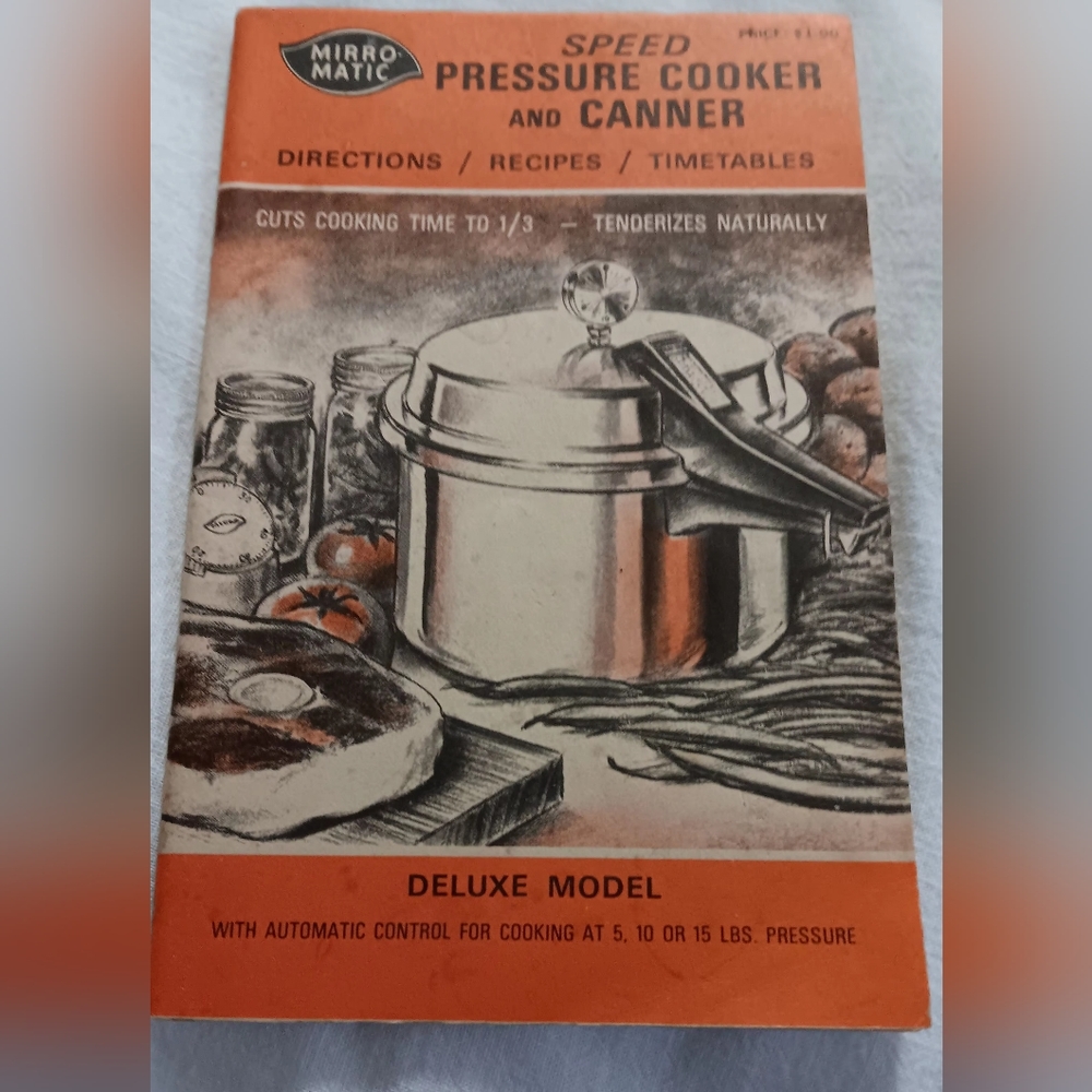 Vintage Pressure Cooker Canner Book